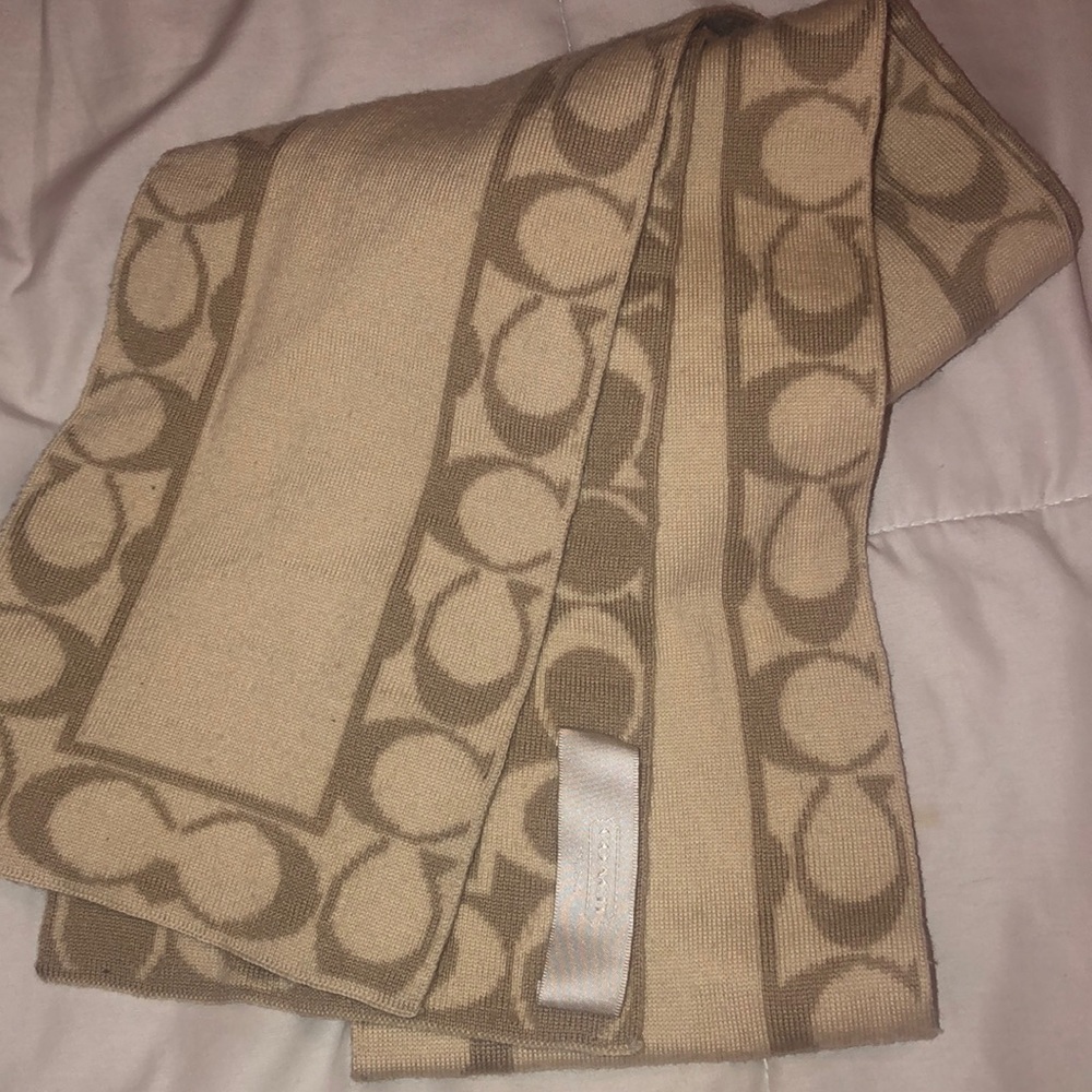 COACH scarf/ and Ear muffs